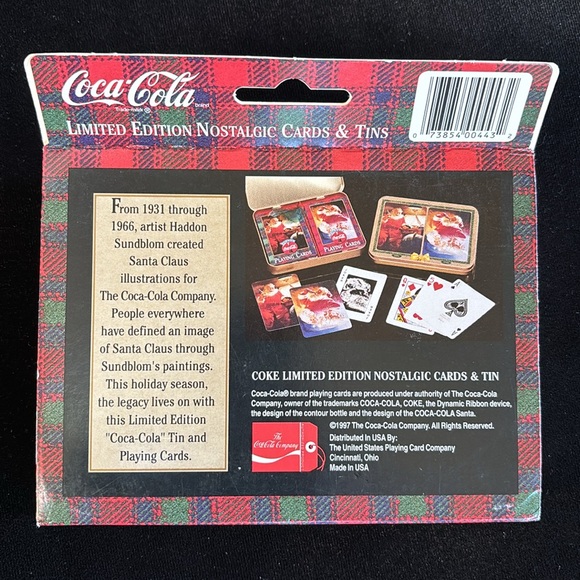 Santa Coca Cola Limited Edition Playing Cards - Picture 9 of 9